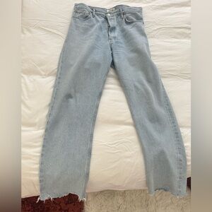 Agolde 90s Pinch Waist High Rise Straight Leg Jeans
